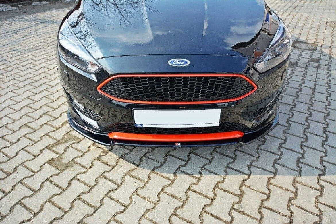 Cup Spoilerlippe Front Ansatz V.2 für Ford Focus ST-Line Mk3 FL Maxton Design