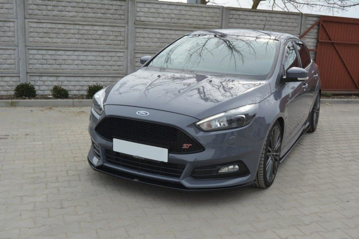 Cup Spoilerlippe Front Ansatz V.2 für Ford Focus ST Mk3 FL Maxton Design