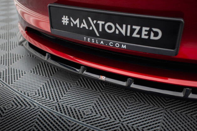 Cup Spoilerlippe Front Ansatz V.2 für Tesla Model 3 Project HighlandFL Maxton Design