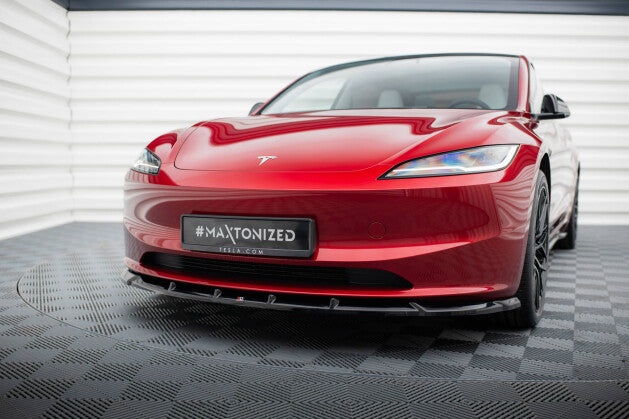 Cup Spoilerlippe Front Ansatz V.2 für Tesla Model 3 Project HighlandFL Maxton Design