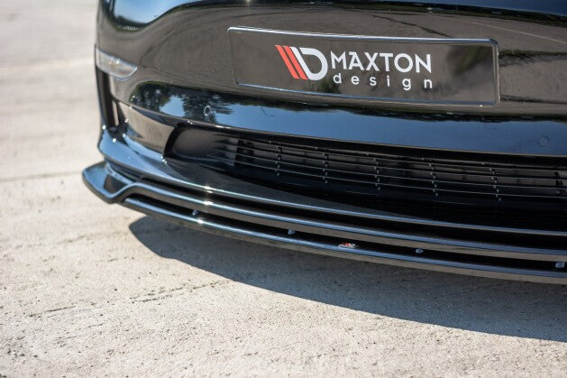 Cup Spoilerlippe Front Ansatz V.2 für Tesla Model 3 Maxton Design