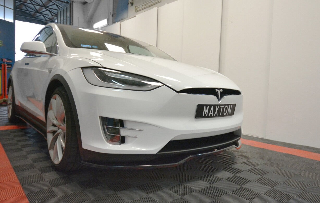 Cup Spoilerlippe Front Ansatz V.2 für TESLA MODEL X Maxton Design
