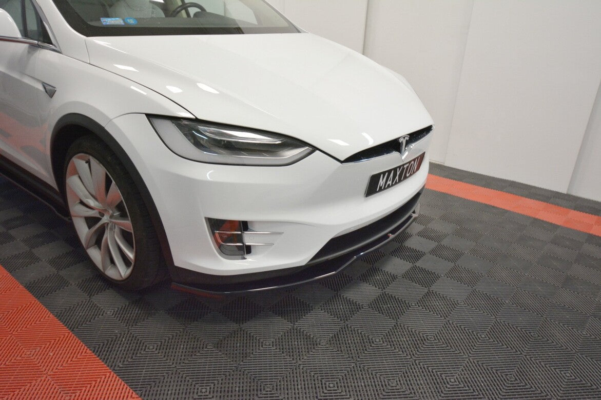 Cup Spoilerlippe Front Ansatz V.2 für TESLA MODEL X Maxton Design