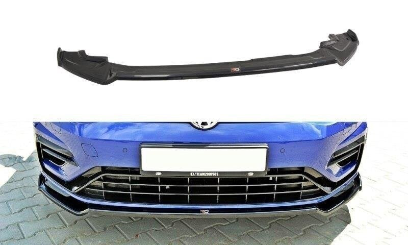 Cup Spoilerlippe Front Ansatz V.2 für VW GOLF 7 R / R-Line Facelift Maxton Design