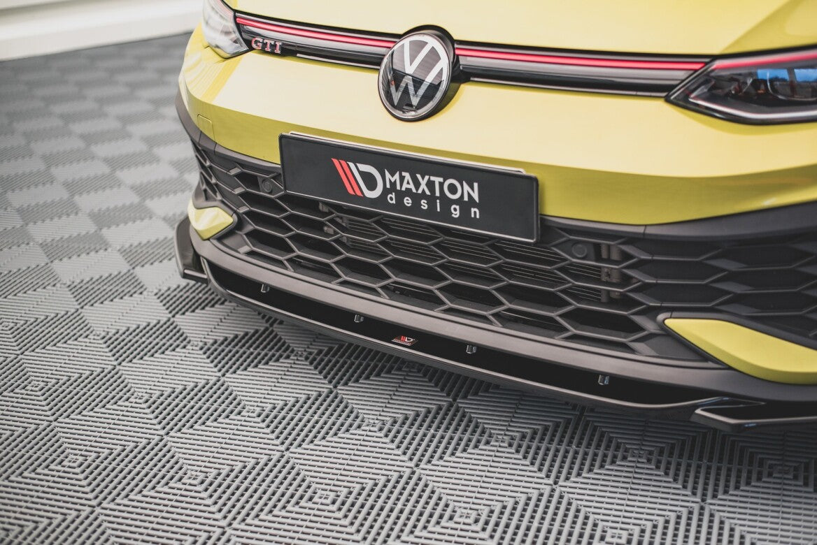 Cup Spoilerlippe Front Ansatz V.2 für VW Golf 8 GTI Clubsport Maxton Design