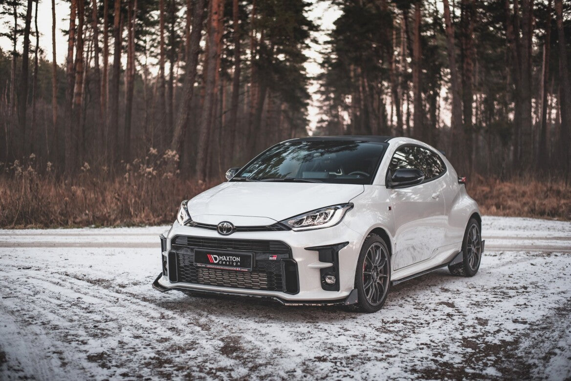 Cup Spoilerlippe Front Ansatz V.3 +Flaps für Toyota GR Yaris Maxton Design