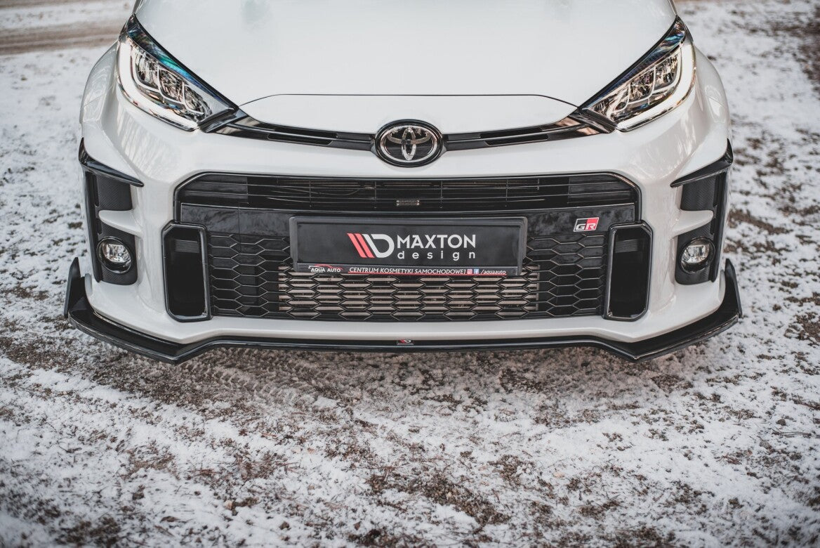 Cup Spoilerlippe Front Ansatz V.3 +Flaps für Toyota GR Yaris Maxton Design