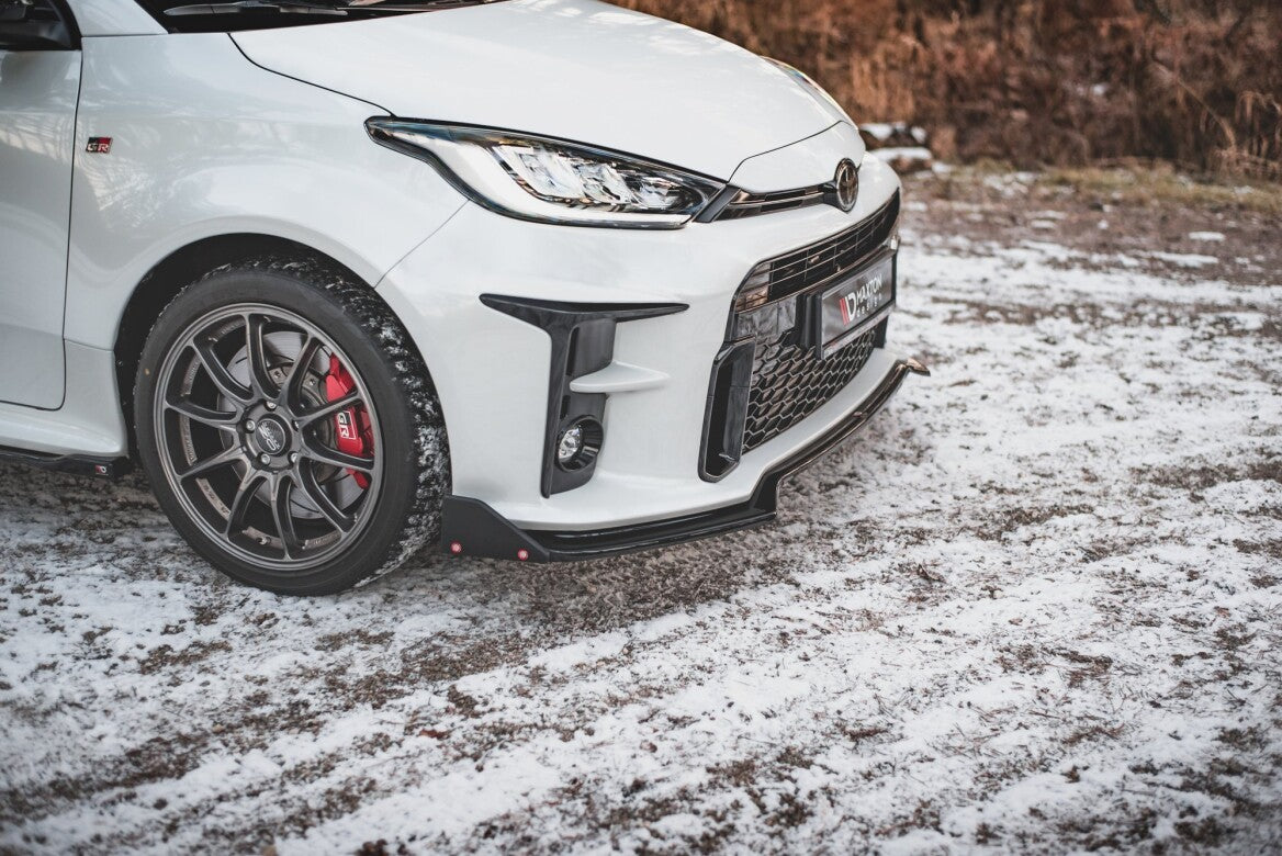Cup Spoilerlippe Front Ansatz V.3 +Flaps für Toyota GR Yaris Maxton Design