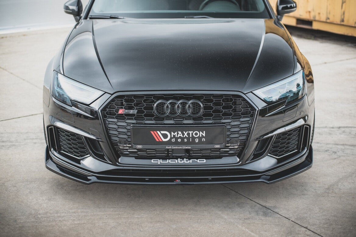Cup Spoilerlippe Front Ansatz V.3 für Audi RS3 8V Facelift Maxton Design
