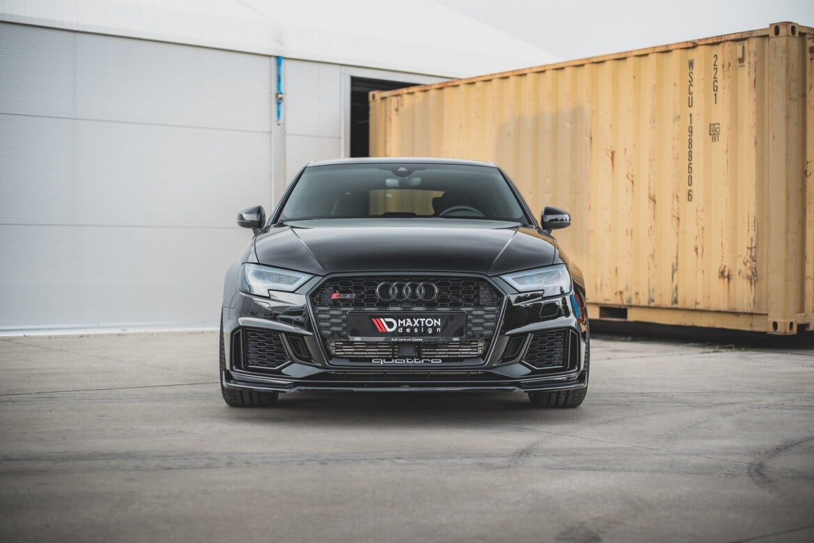 Cup Spoilerlippe Front Ansatz V.3 für Audi RS3 8V Facelift Maxton Design