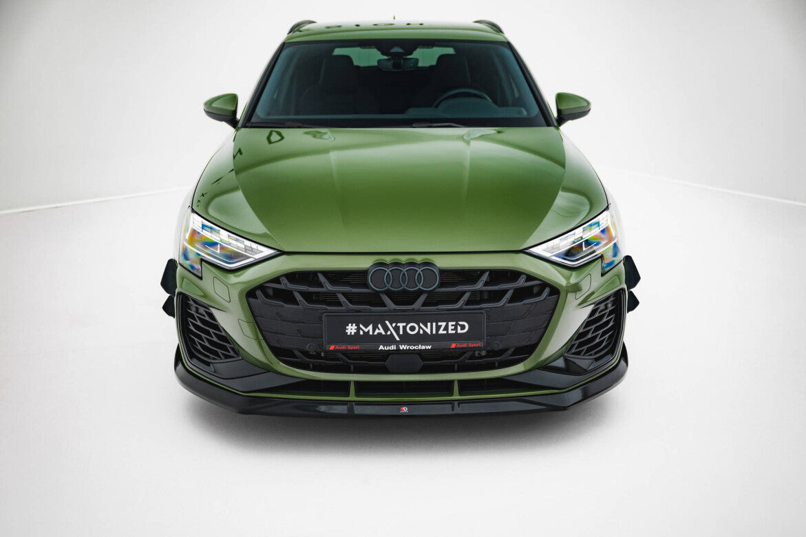 Cup Spoilerlippe Front Ansatz V.3 für Audi S3 / A3 S-line 8Y Facelift Maxton Design