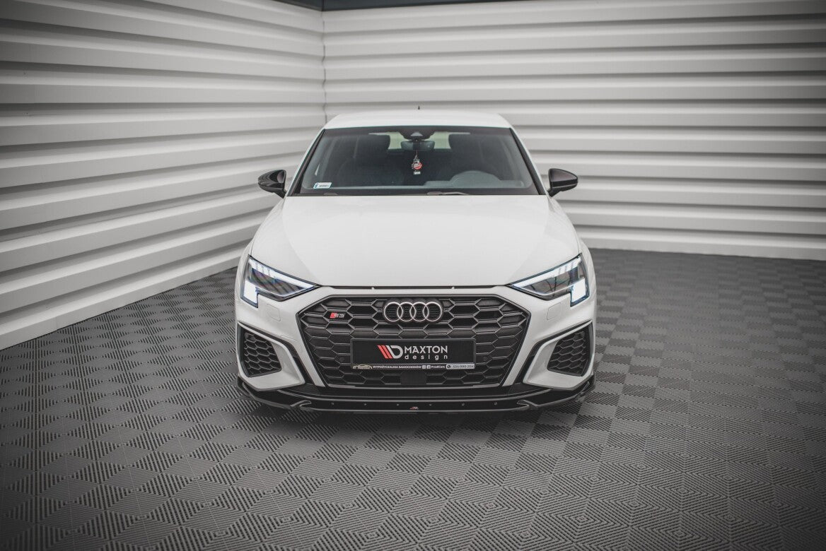 Cup Spoilerlippe Front Ansatz V.3 für Audi S3 / A3 S-Line 8Y Maxton Design