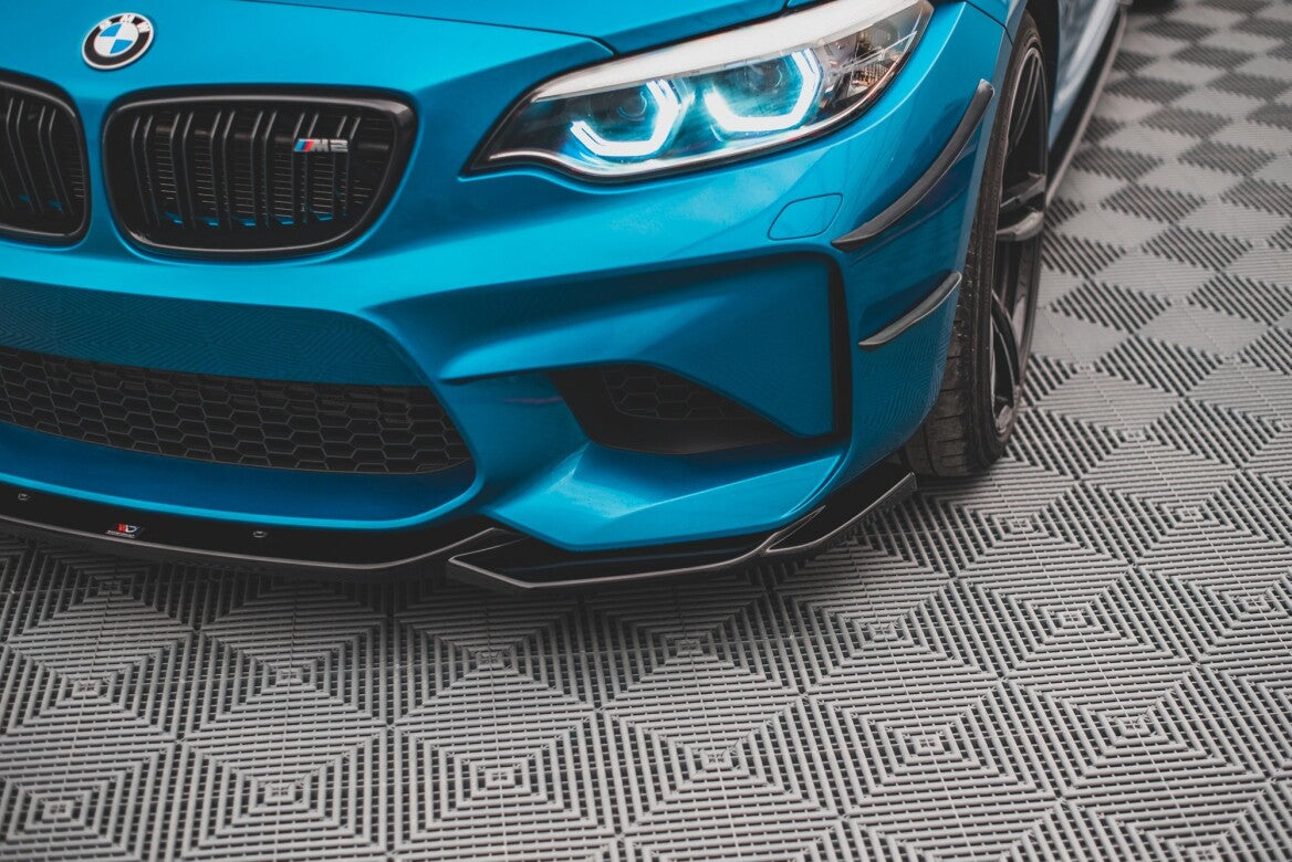 Cup Spoilerlippe Front Ansatz V.3 für BMW M2 F87 Maxton Design