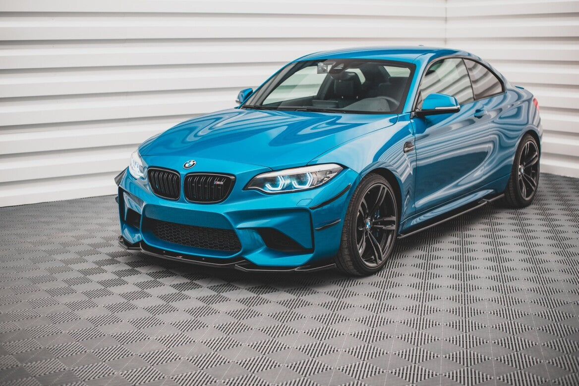 Cup Spoilerlippe Front Ansatz V.3 für BMW M2 F87 Maxton Design