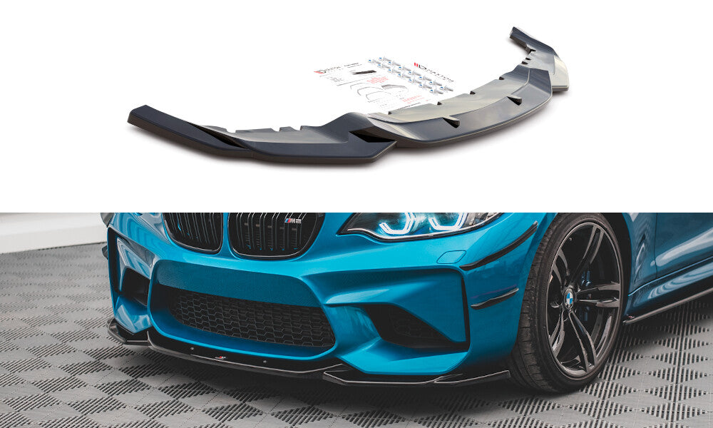 Cup Spoilerlippe Front Ansatz V.3 für BMW M2 F87 Maxton Design