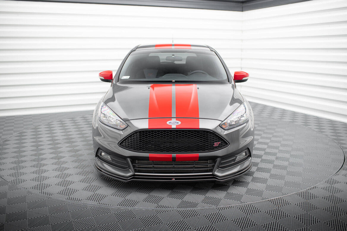 Cup Spoilerlippe Front Ansatz V.3 für Ford Focus ST Mk3 FL Maxton Design