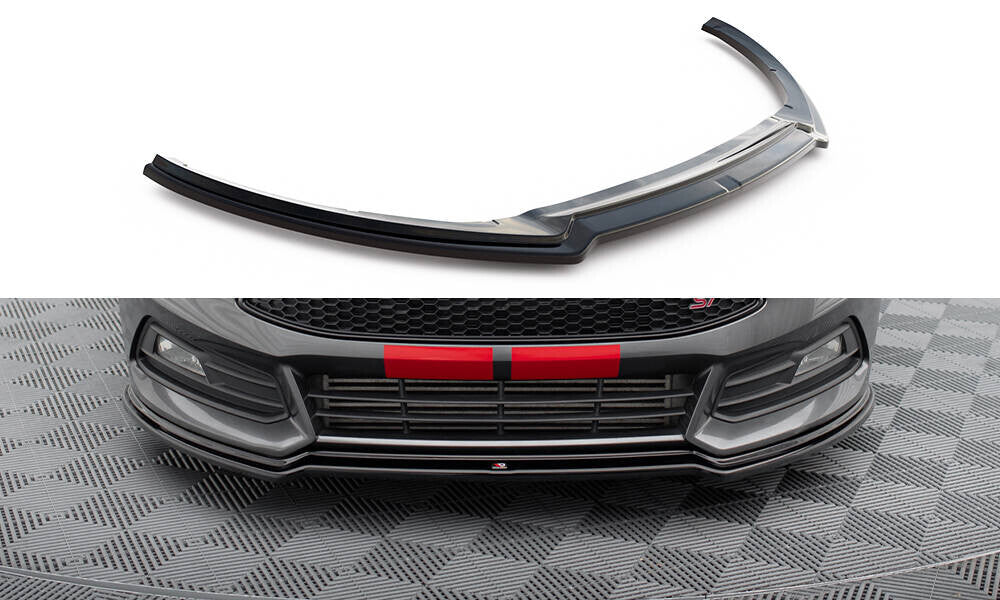 Cup Spoilerlippe Front Ansatz V.3 für Ford Focus ST Mk3 FL Maxton Design