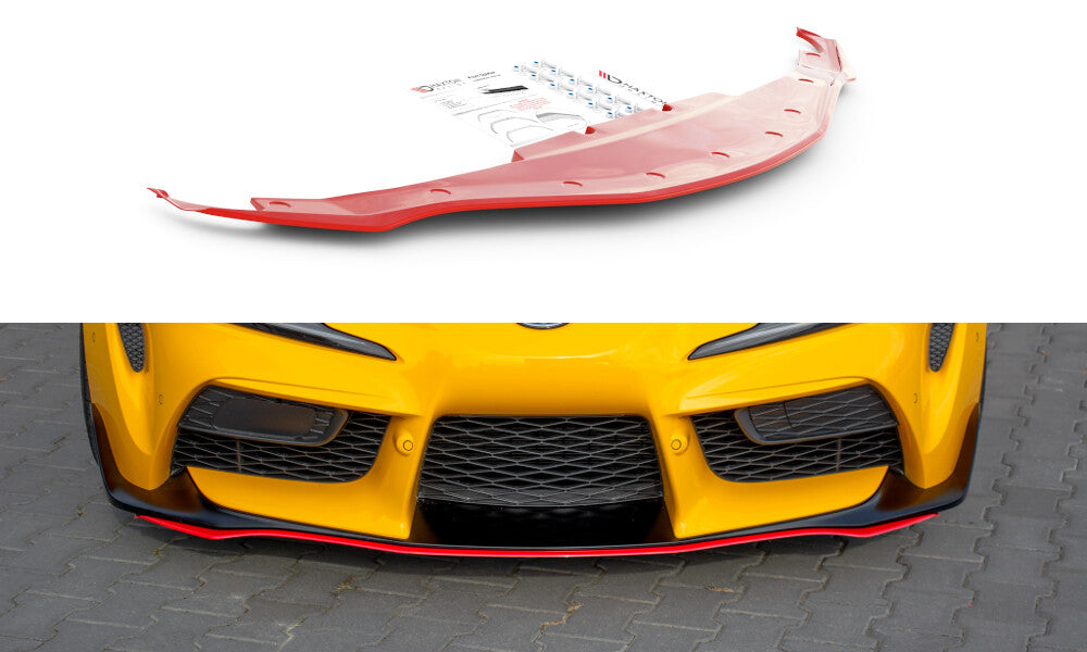 Cup Spoilerlippe Front Ansatz V.3 für Toyota Supra Mk5 Maxton Design