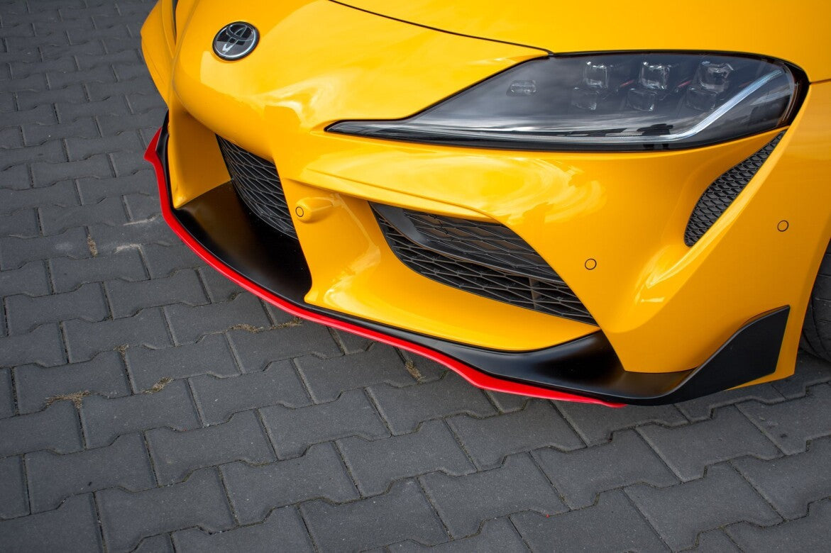 Cup Spoilerlippe Front Ansatz V.3 für Toyota Supra Mk5 Maxton Design