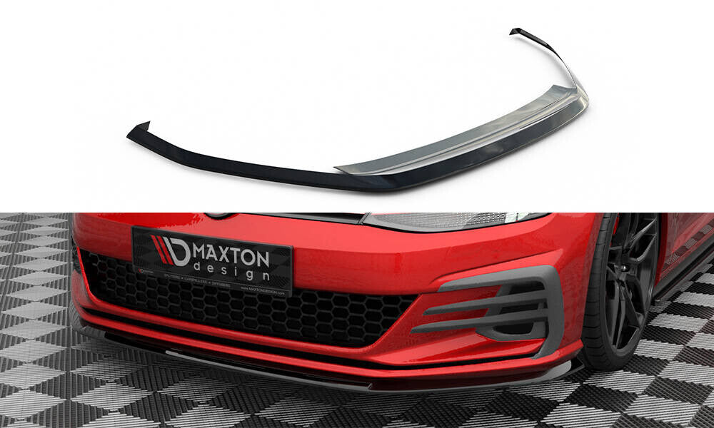 Cup Spoilerlippe Front Ansatz V.3 für Volkswagen Golf GTI Mk7 Facelift   Maxton Design