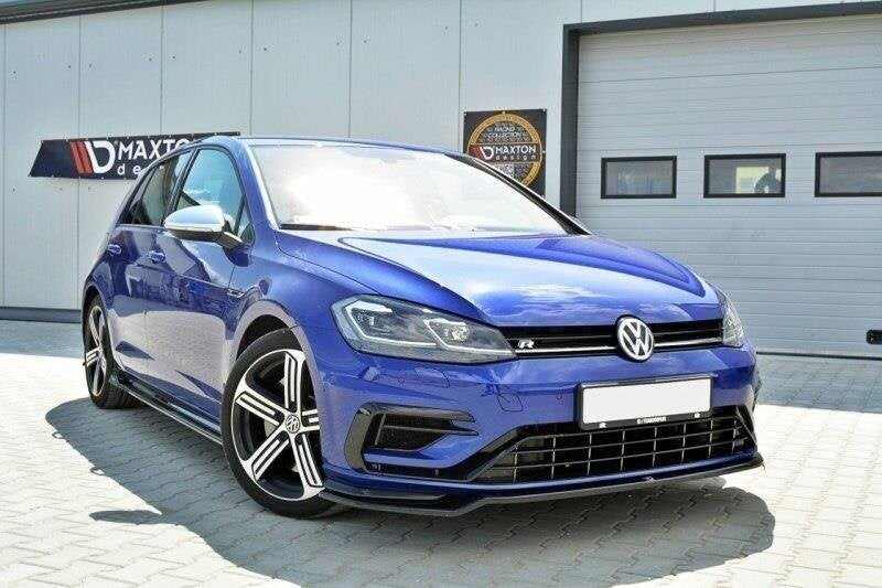 Cup Spoilerlippe Front Ansatz V.3 für VW GOLF 7 R / R-Line Facelift Maxton Design