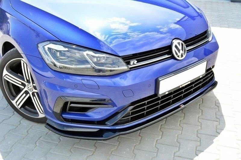 Cup Spoilerlippe Front Ansatz V.3 für VW GOLF 7 R / R-Line Facelift Maxton Design