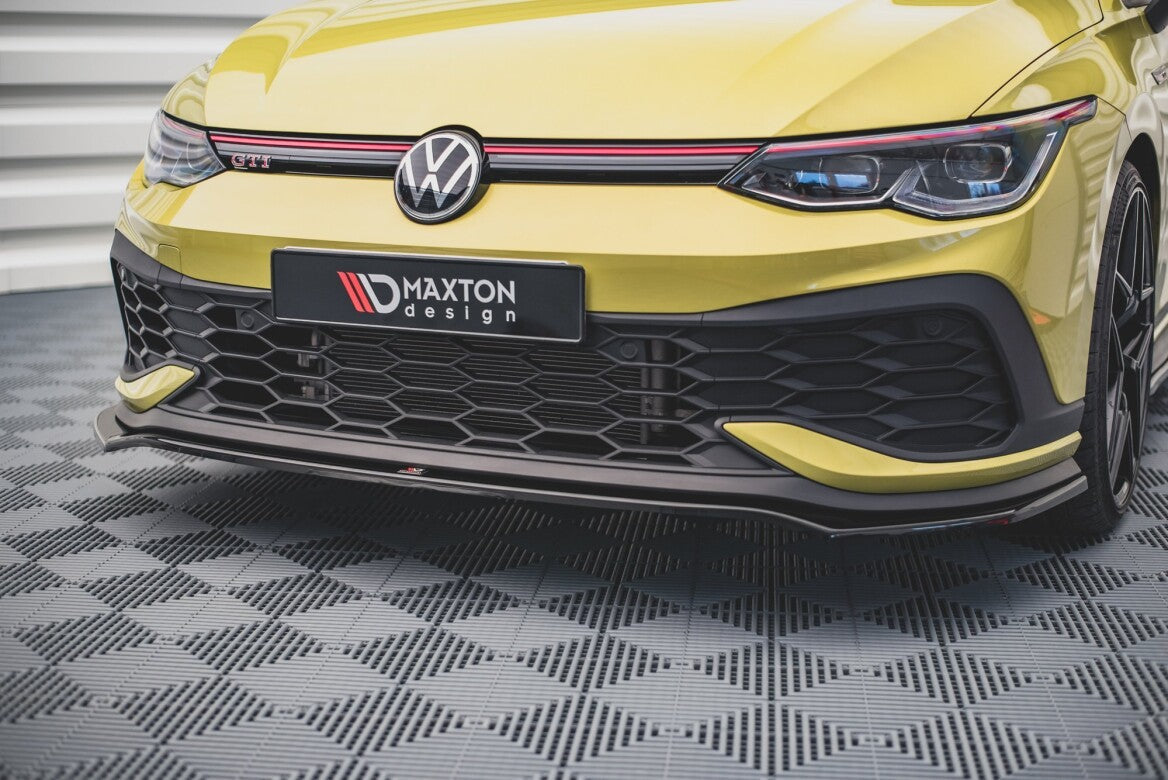 Cup Spoilerlippe Front Ansatz V.3 für VW Golf 8 GTI Clubsport Maxton Design