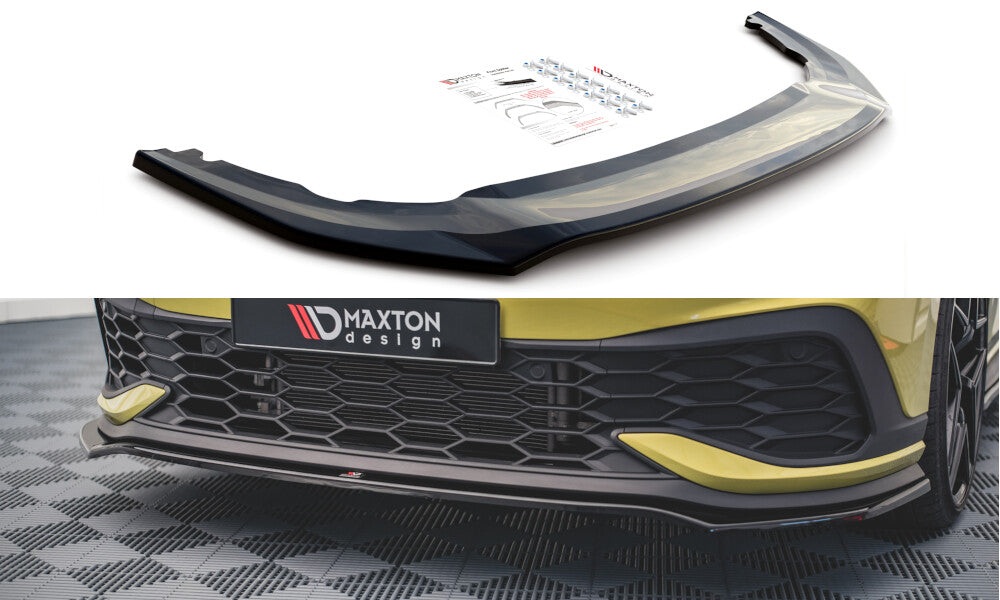 Cup Spoilerlippe Front Ansatz V.3 für VW Golf 8 GTI Clubsport Maxton Design