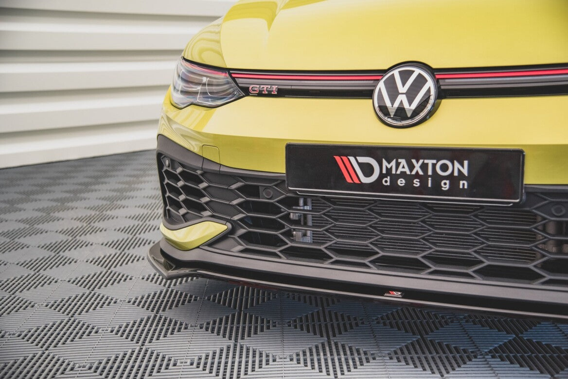 Cup Spoilerlippe Front Ansatz V.3 für VW Golf 8 GTI Clubsport Maxton Design