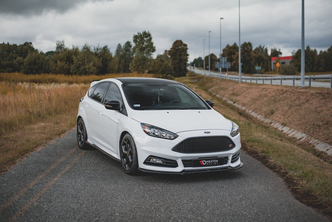 Cup Spoilerlippe Front Ansatz V.4 für Ford Focus ST Mk3 Facelift Maxton Design
