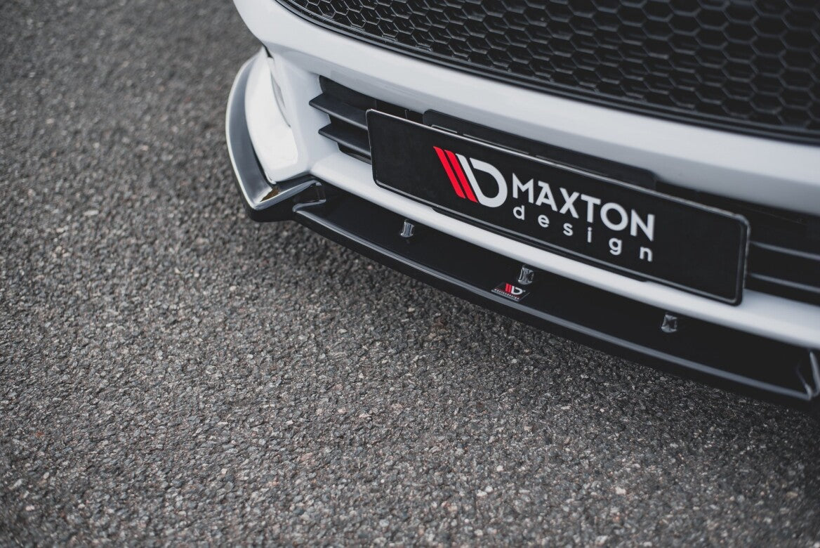 Cup Spoilerlippe Front Ansatz V.4 für Ford Focus ST Mk3 Facelift Maxton Design