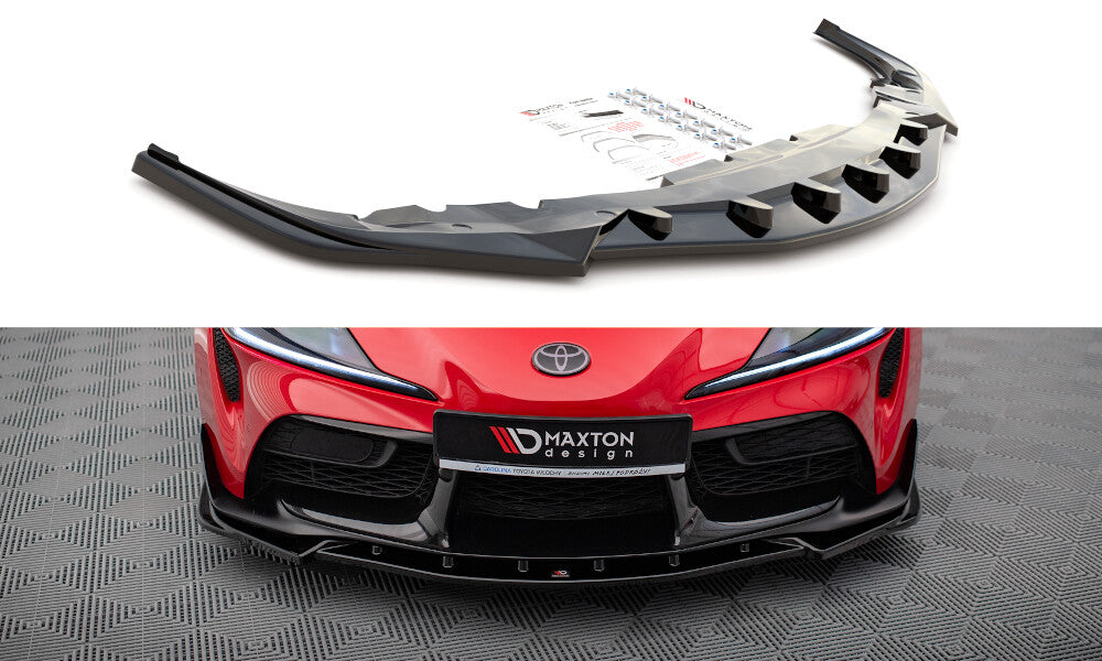 Cup Spoilerlippe Front Ansatz V.4 für Toyota Supra Mk5 Maxton Design