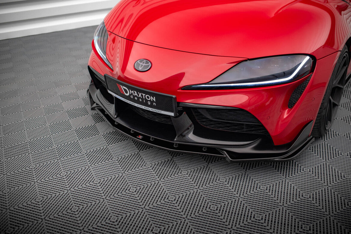 Cup Spoilerlippe Front Ansatz V.4 für Toyota Supra Mk5 Maxton Design