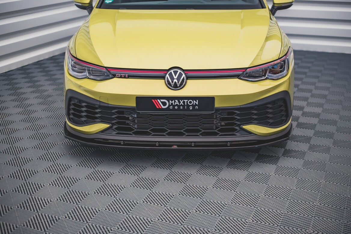Cup Spoilerlippe Front Ansatz V.4 für VW Golf 8 GTI Clubsport Maxton Design