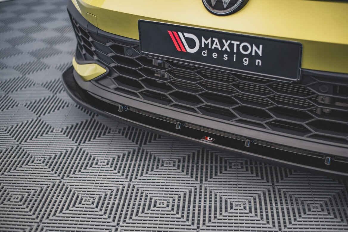 Cup Spoilerlippe Front Ansatz V.4 für VW Golf 8 GTI Clubsport Maxton Design