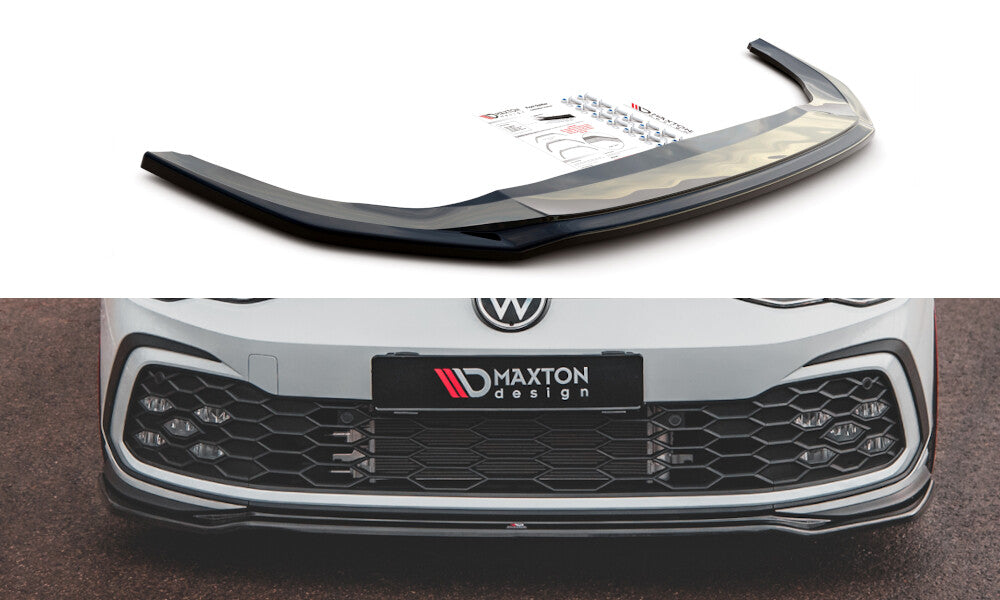 Cup Spoilerlippe Front Ansatz V.4 für VW Golf 8 GTI Maxton Design