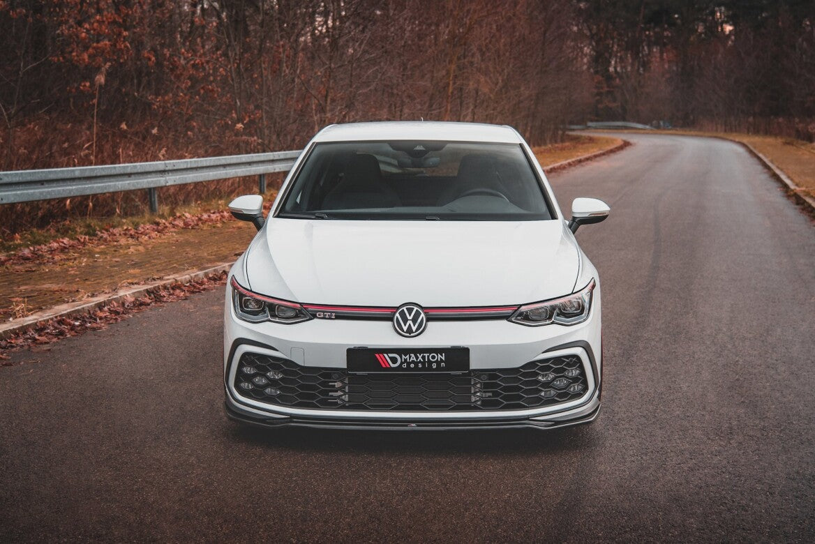 Cup Spoilerlippe Front Ansatz V.4 für VW Golf 8 GTI Maxton Design