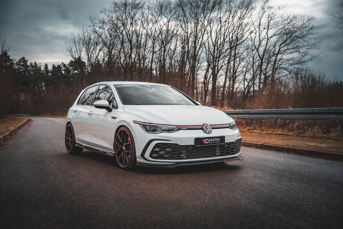 Cup Spoilerlippe Front Ansatz V.4 für VW Golf 8 GTI Maxton Design