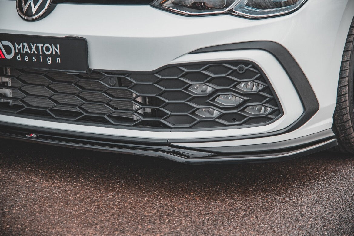 Cup Spoilerlippe Front Ansatz V.4 für VW Golf 8 GTI Maxton Design
