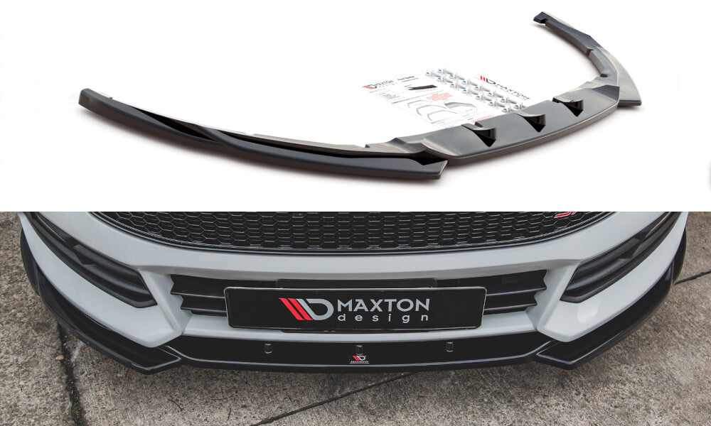 Cup Spoilerlippe Front Ansatz V.5 für Ford Focus ST Mk3 Facelift Maxton Design