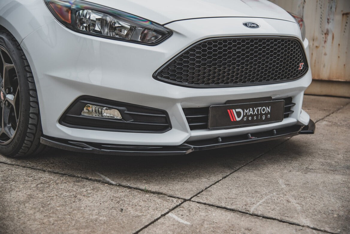 Cup Spoilerlippe Front Ansatz V.5 für Ford Focus ST Mk3 Facelift Maxton Design