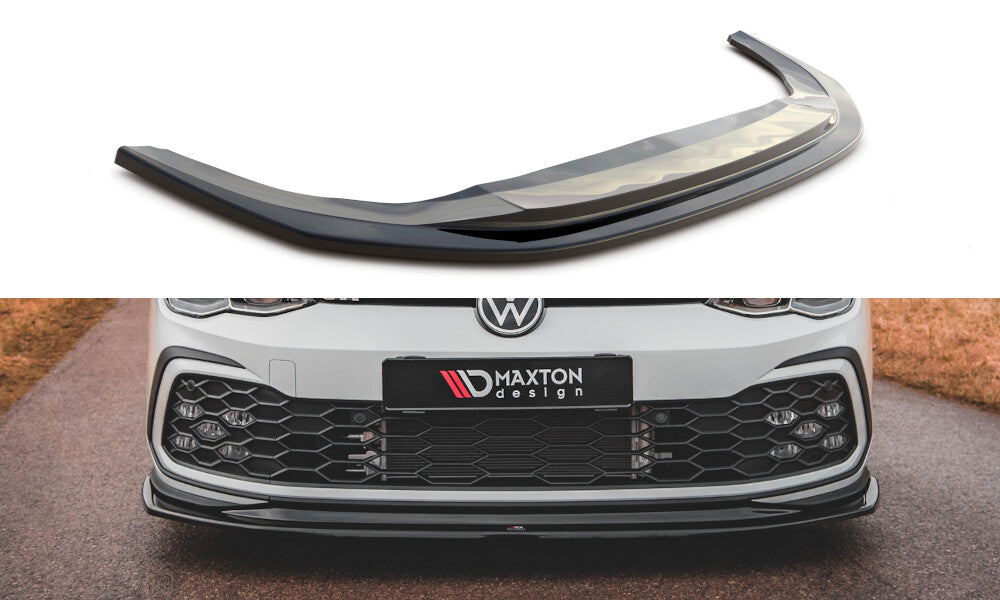 Cup Spoilerlippe Front Ansatz V.5 für VW Golf 8 GTI Maxton Design