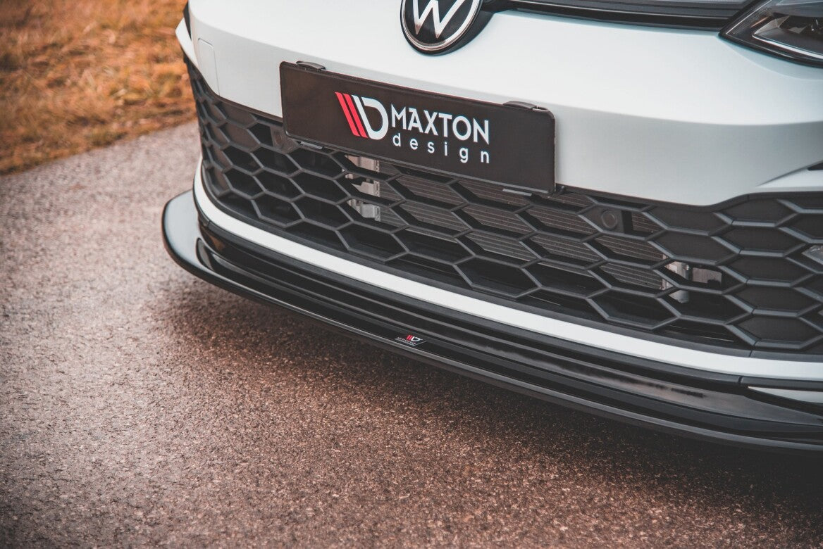 Cup Spoilerlippe Front Ansatz V.5 für VW Golf 8 GTI Maxton Design
