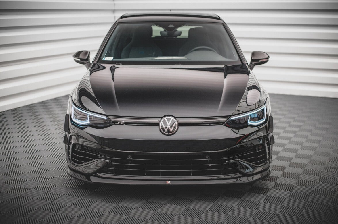 Cup Spoilerlippe Front Ansatz V.5 für VW Golf R Mk8   Maxton Design