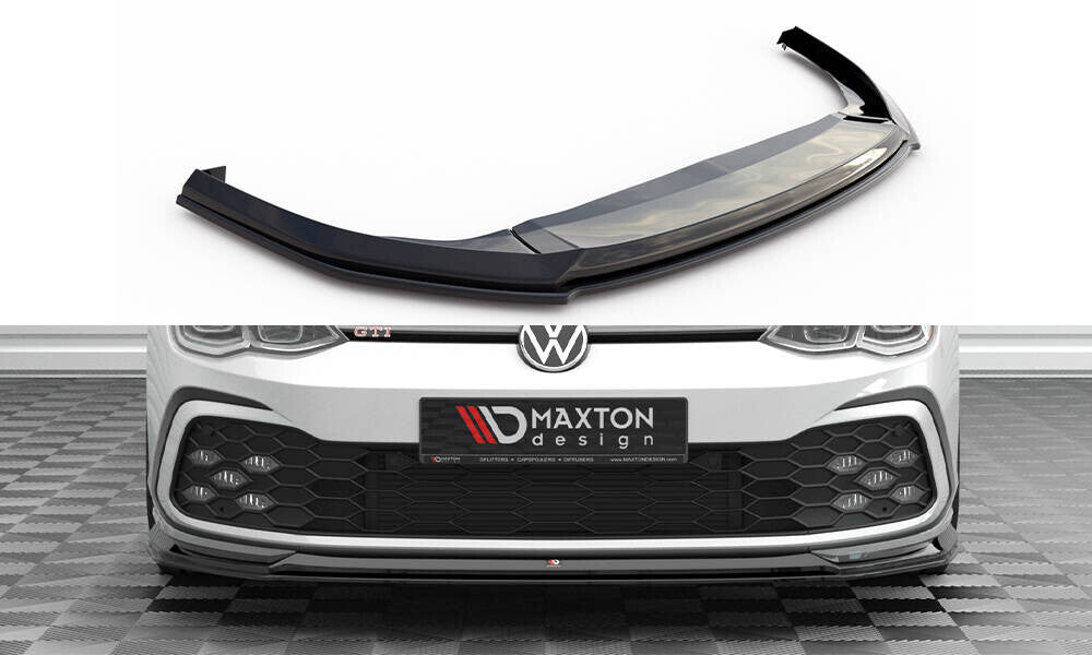 Cup Spoilerlippe Front Ansatz V.6 für Volkswagen Golf GTI Mk8 Maxton Design