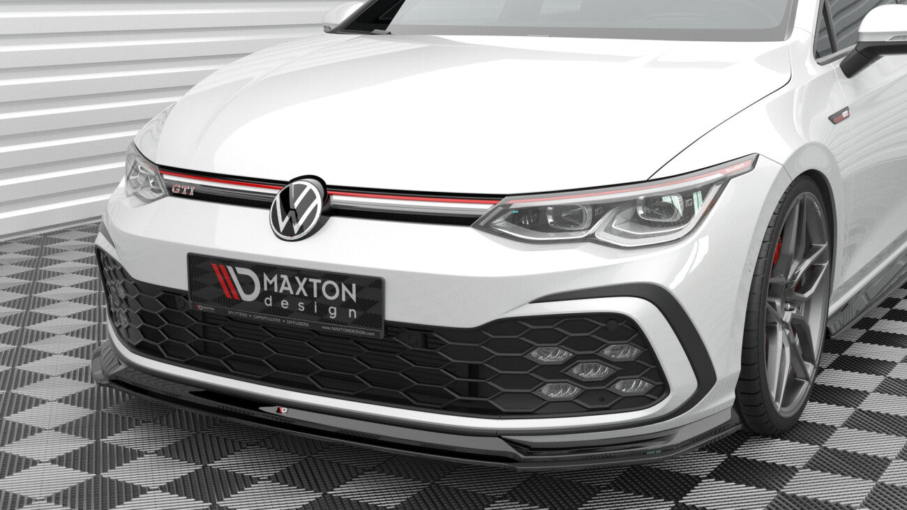 Cup Spoilerlippe Front Ansatz V.6 für Volkswagen Golf GTI Mk8 Maxton Design