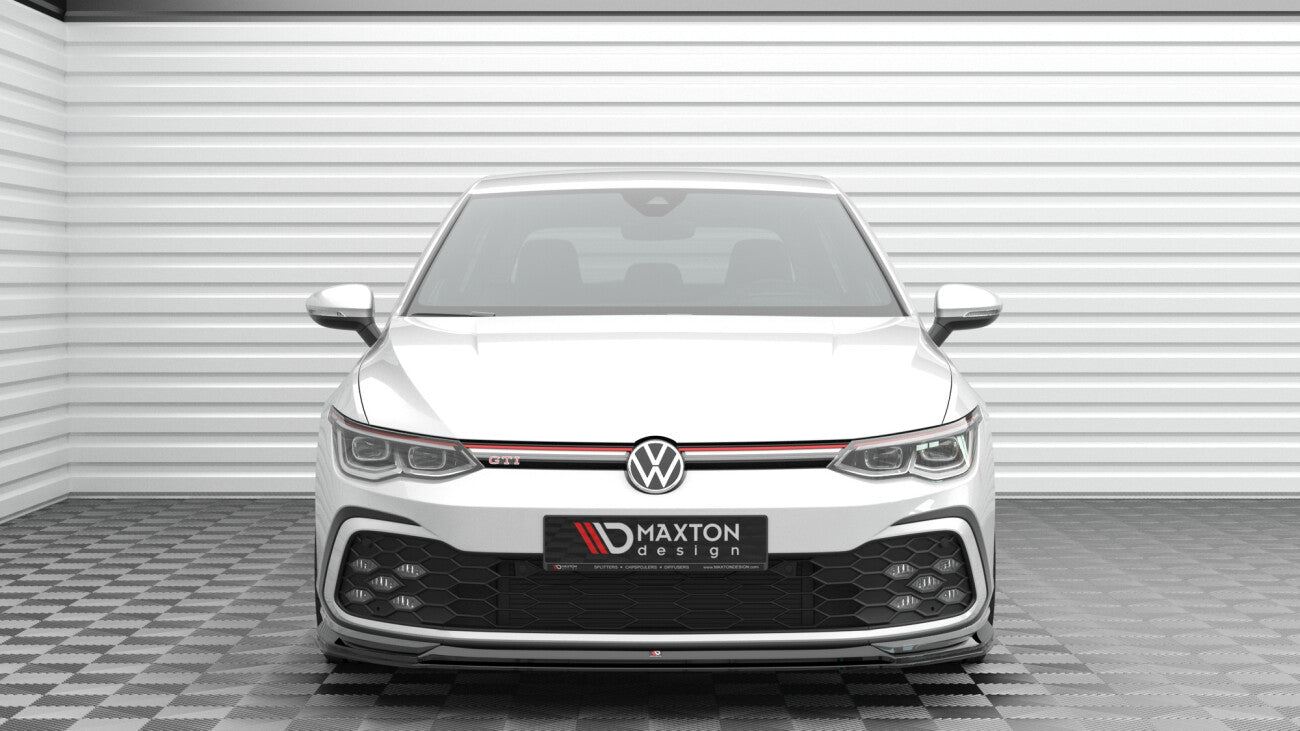 Cup Spoilerlippe Front Ansatz V.6 für Volkswagen Golf GTI Mk8 Maxton Design