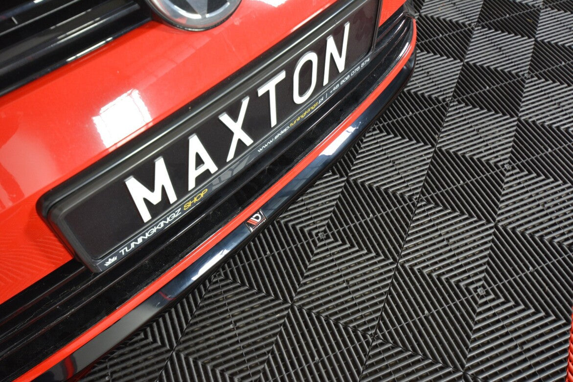 Cup Spoilerlippe Front Ansatz V.6 für VW GOLF 7 R / R-Line FACELIFT Maxton Design