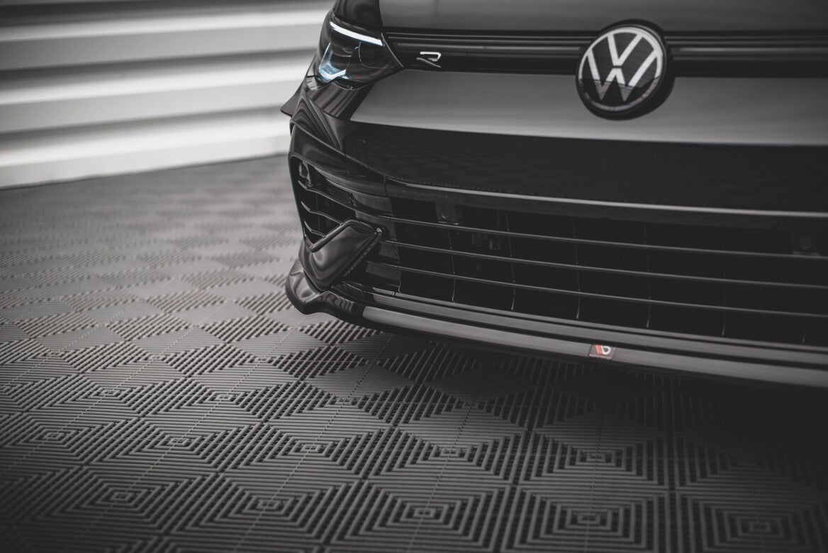 Cup Spoilerlippe Front Ansatz V.6 für VW Golf R Mk8   Maxton Design