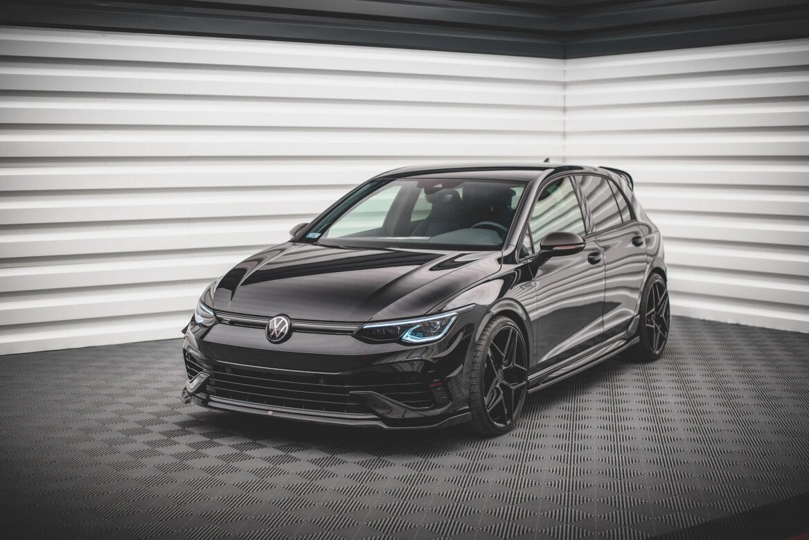Cup Spoilerlippe Front Ansatz V.6 für VW Golf R Mk8   Maxton Design